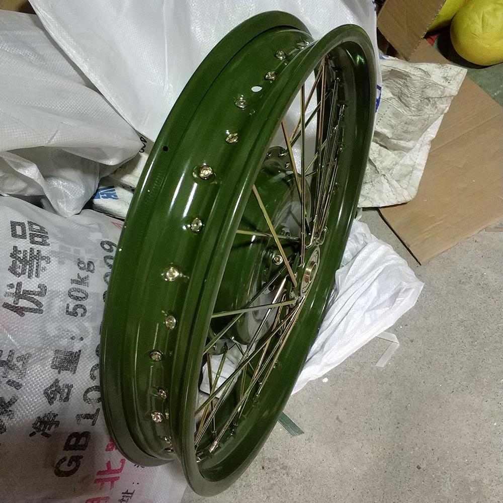 750cc Motorcycle Wheel Chrome Rim With Spokes Hub K750 Ural