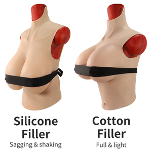 Prótesis de Seno Transgénero, Copa K, Pechos Falsos Gigantes para Travestis, Cosplay, Transvestidos, Sissies, Baile de Máscaras - Product Image 2