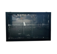 Kabinet TV Dinding Berbahan Plat Logam Kustom, Penutup Keras Tahan Cuaca untuk TV Luar Ruangan
