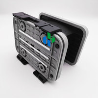 Ventouses à vide CNC VCBL-K2 160x115x100 pour fixation d'objets, hauteur 100 mm, consoles 2 circuits, format 4 PTP