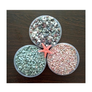 Vente en <span class=keywords><strong>gros</strong></span> bon marché d'or chinois laminé naturel, fournisseur de jardins, beaux galets de rivière blancs et verts polis 8-15mm - Product Image 5