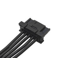 Ensemble de câbles de faisceau de câblage, connecteur mâle-femelle 5 broches, 24AWG UL1007 VW-1 300V 80C, batterie BMS, OEM personnalisé