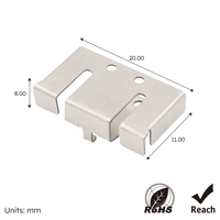 Antenne SMD blindée en métal 2,4 GHz, gain 0,67 dBi, puissance élevée 10 W, 20x11x8 mm pour antenne WiFi IoT industrielle