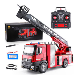Regalo de fábrica para niños <span class=keywords><strong>Huina</strong></span> <span class=keywords><strong>1561</strong></span> 22CH Control remoto camión de escalera de fuego 2,4 Ghz RC juguete 1/14 escala RC modelo de vehículo de lucha contra incendios - Product Image 1