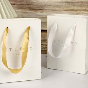 Sacs de shopping en papier brun recyclé personnalisés, durables, en gros, sacs cadeaux en papier avec poignées - Product Image 6