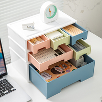 Tiroirs de rangement empilables en plastique, boîte de rangement cosmétique, organisateur de bureau, tiroirs de rangement pour maquillage, organisateur de papeterie