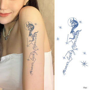 สติ๊กเกอร์<span class=keywords><strong>สัก</strong></span>ลายชั่วคราวกันน้ำลายอักษรภาษาอังกฤษแบบเซ็กซี่สำหรับแขน ขายส่ง ลวดลายใหม่ล่าสุด 15 วัน ติดทนนาน - Product Image 1