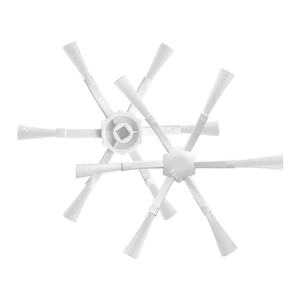 Remplacement de brosse latérale blanche à 6 bras adapté aux accessoires Xiaomi Mijia 1C 2C 1T <span class=keywords><strong>Dreame</strong></span> D9 F9 L10 Pro L10 <span class=keywords><strong>plus</strong></span> <span class=keywords><strong>Z10</strong></span> Pro - Product Image 5