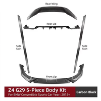Kit de carrosserie de conversion pour BMW Z4 G29 2018+ : Lame de séparation avant inférieure, jupes latérales, lèvre de diffuseur arrière, becquet de coffre