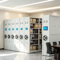 Série d'armoires compactes intelligentes en acier de haute qualité, compactsor de fichiers mobile, étagères de rangement mobiles en acier