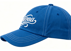 Casquette en sergé de coton style Dad Hat, design classique à 6 panneaux, boucle métallique réglable, unisexe, idéale pour les tenues décontractées et les activités de plein air - Product Image 2
