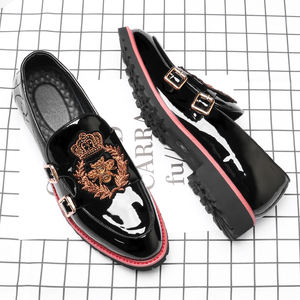 Chaussures habillées pour hommes, nouvelle collection 2024, tendance, en PU imperméable, légères, avec soutien de la voûte plantaire, idéales pour le bureau, la carrière et les mariages d'automne – Meilleures ventes - Product Image 5