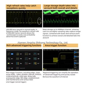 Siglent SDS3000X HD Oscilloscope 10.1" Capacitive Touchscreen SPO Technology Digital 500MHz 4 4GSa/s 12-bit - Product Image 6