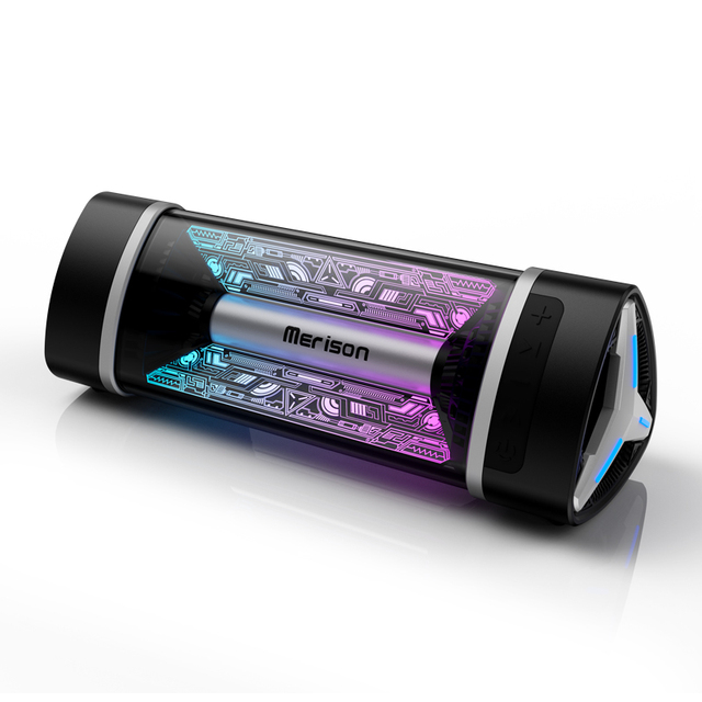 Triangle Boombox Bass Altavoz Wireless Small Outdoor Game Party Bocinas Light Colorful Portable Bluetooth Speaker 2025