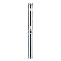 Pompe à eau submersible 3 pouces 0,75 CV 0,55 kW en acier inoxydable 304, personnalisable OEM pour l'irrigation de puits profonds