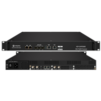 Modulateur IP QAM 10G HZY-DHP200D, dispositif modulaire en rack, gestion web pour système de diffusion numérique CATV et TV