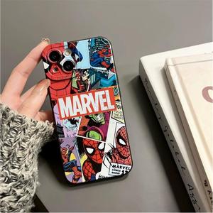 เคสโทรศัพท์ TPU ป้องกันเต็มขอบลายการ์ตูนสไปเดอร์แมน <span class=keywords><strong>Marvel</strong></span> สไตล์แฟชั่น พร้อมโลโก้สั่งทำ สำหรับ iPhone 17 16promax ดีไซน์เท่ห์ - Product Image 2