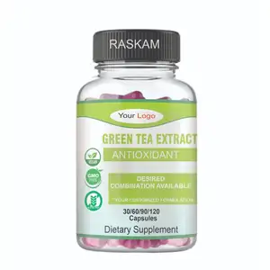 Capsules diététiques d'extrait de thé vert de supplément de santé naturels pour le système immunitaire fort d'Inde
