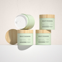 Pot en plastique vide 300g Pots en plastique de crème capillaire 300ml Pots cosmétiques personnalisés et emballage Produit de soin de la peau Emballage naturel