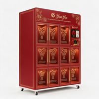 Distributeur automatique 24h/24 de fleurs fraîches pour cinémas, gares et centres commerciaux