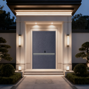 <span class=keywords><strong>Design</strong></span> <span class=keywords><strong>d</strong></span>'<span class=keywords><strong>art</strong></span> moderne Villa Appartement en fonte <span class=keywords><strong>d</strong></span>'aluminium Sculpture 3D Grain de bois Sécurité Ignifuge Insonorisé Extérieur Portes <span class=keywords><strong>d</strong></span>'entrée avant - Product Image 3