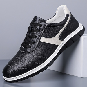 Zapatos de Cuero para Hombre, Tendencia de Moda Primavera 2026, Casuales con Cordones, Versátiles para Uso Diario - Product Image 3