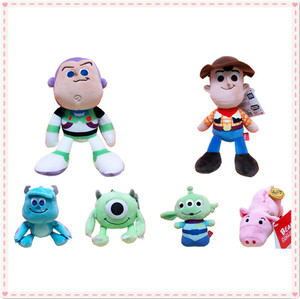 Anime cartone animato legnoso Buzz mostro peloso ciclope peluche borsa ciondolo Super morbido giocattolo storia 4 giocattolo per regalo di compleanno - Product Image 2