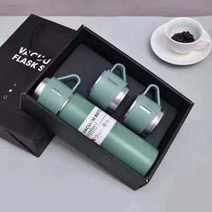 500 ml double-layer <b>insulated</b> cup gift set teacup 304 stainless steel <b>insulated</b> cup water bottle portable vacuum <b>flask</b> - Product Image 5