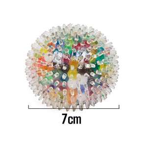 Juguete Sensorial Estilo <span class=keywords><strong>Erizo</strong></span> Color Burst de 7cm, Pelota Suave de Descompresión para Juego Sensorial, Regalos para Fiestas y Entrenamiento de Concentración - Product Image 4