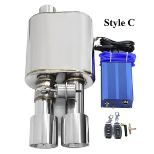 SYPESカーユニバーサルバルブ式マフラー真空リモコンBORLA/REMUS湾曲ノズル排気パイプ2/2.5/3インチ63/76mm - Product Image 2