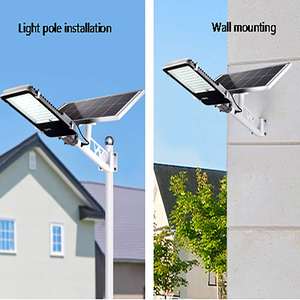 Lámpara Solar de 10W, 20W, 30W, 50W con poste de Control remoto, poste de montaje, iluminación de seguridad para Patio, jardín, reflector de calle - Product Image 5