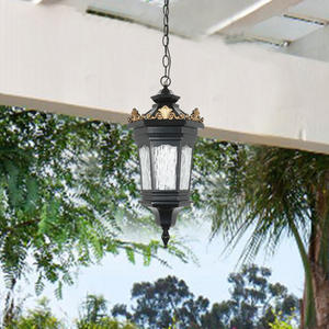 Lustre américain étanche Couloir extérieur Balcon Plafonnier Cour Porche <span class=keywords><strong>Tonnelle</strong></span> Salle extérieure Énergie solaire - Product Image 1