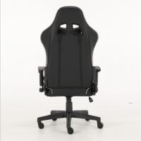 Chaise d'ordinateur robuste avec siège en mousse moulée, dossier haut et base en nylon solide pour les utilisateurs grands et corpulents, chaise de jeu haut de gamme