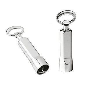 Cavatappi 'BACCO' elettrico apribottiglie vino Set acciaio inossidabile 160 mm portatile personalizzato Logo personalizzabile per vino rosso - Product Image 1