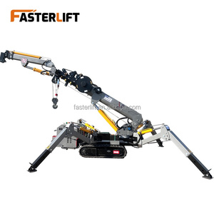 2-Petite <span class=keywords><strong>grue</strong></span> d'araignée de chenille de construction de <span class=keywords><strong>grue</strong></span> d'araignée de 12 tonnes avec le boom télescopique - Product Image 2