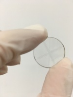 High-quality Crosshair Reticles for Telescopes and Surveying Instruments High Precision Customizable Sizes OEM Available