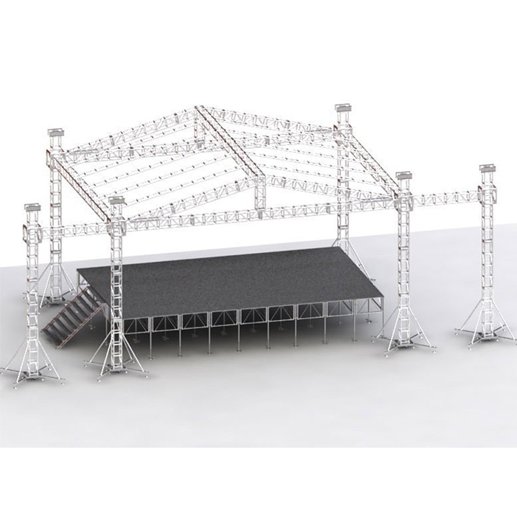 Event Stage System with Roof Dj