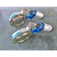 Vannes papillon pneumatiques haute pression en acier inoxydable 304 DN20-DN300 pour machine de moulage de formes EPS, eau haute température