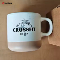 Tasse à café en céramique TRESUN personnalisée au design créatif, avec logo sur mesure, passe au lave-vaisselle, base naturelle non émaillée