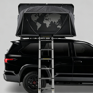 Carpa de techo rígida de alta calidad para 4 personas, con protección UV, de aluminio, para acampar en el techo del coche. - Product Image 1