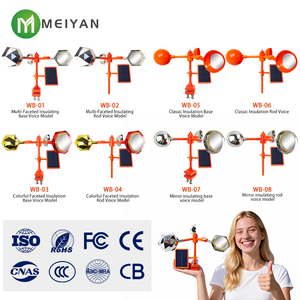 鳥よけ装置 鳥よけ反射板 回転式風力駆動鳥よけ反射装置 鳥、鳩、キツツキを寄せ付けない - Product Image 2