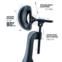 Nouvelle chaise de bureau pivotante ergonomique en maille pour directeur, confortable et inclinable, idéale pour le travail et les réunions