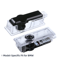 BMW E90/E92/M3 E60/E61/E65 F01/F02/F10/F30/F48 G30 X1-X7 için Yeni Araba Kapısı LED Projektör Lambaları Araba Kapı Lambaları