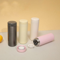 Bouteille isotherme personnalisée en acier inoxydable 316, tasse cadeau, anti-fuite, double paroi sous vide, thermos de voyage avec filtre à thé