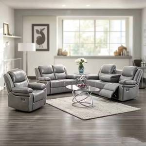 Conjunto de Sillones Reclinables Modernos Frank 3+2+1, Cómodo Sofá de Sala de Estar de Varias Piezas con Posiciones Ajustables - Product Image 1