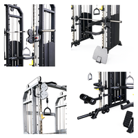 Machine de musculation multifonctionnelle Smith pour squats et crossover, équipement de fitness professionnel à structure en acier pour salle de sport