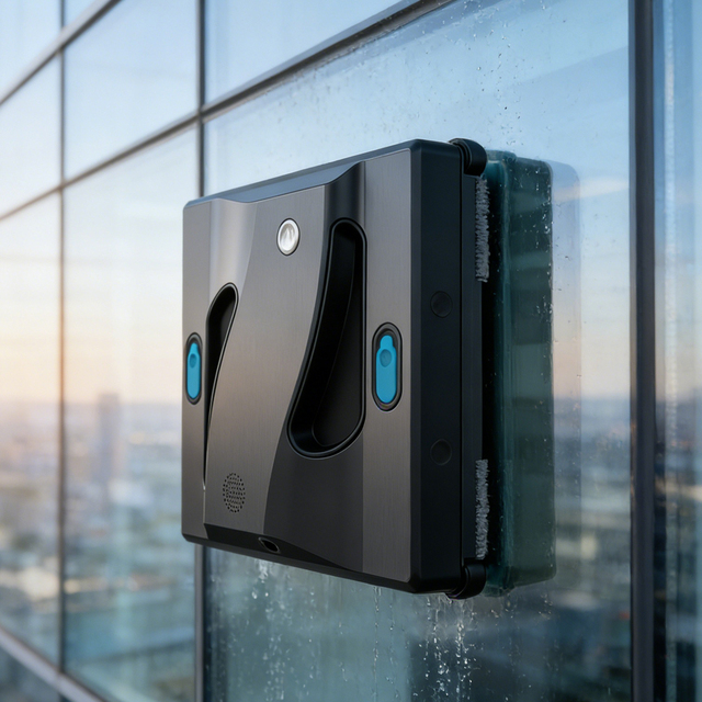Intelligent Automatic Electric Window Cleaner Skyscraper High Rise Building Window Cleaning Robot Wireless Window Cleaning Robot