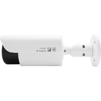 Cámara de Seguridad Exterior VCA de 6MP con Detección Facial, Lente Varifocal de 2.8-12mm, Visión Nocturna IR de Largo Alcance de 70-80 Metros, Tipo Bala, POE, IP66