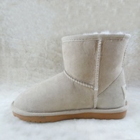 Bottes d'hiver pour femmes en véritable peau de mouton australienne double face, très demandées, avec support d'échantillons