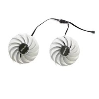 Ventilateur graphique 4 broches 88mm 75mm pour cartes graphiques colorées Geforce RTX 3080 3070 3060 Ti iGame Ultra OC White RTX3080 RTX3070
